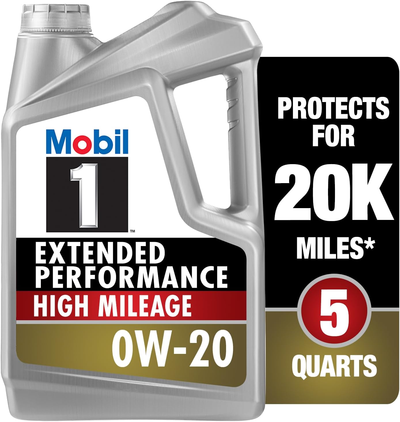Mobil 1 Extended Performance High Mileage 0W-20; 5QT