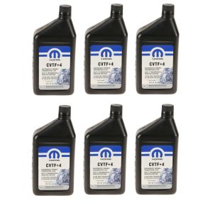 Mopar CVTF+4 Transmission Fluid Chrysler Jeep Dodge CVT Case 6 Quarts Original, Best Transmission Fluid for Jeep Patriot
