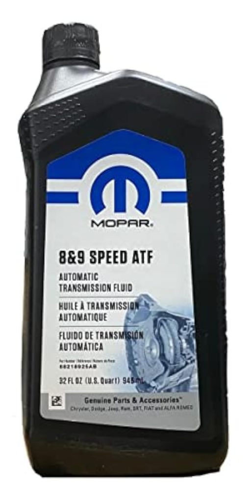 Mopar Chrysler Dodge Jeep Ram 8 and 9 Speed Automatic Transmission Fluid New OEM