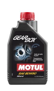 Motul Gearbox 80W90 Manual Transmission & Differential Fluid – Mineral Gear Oil with MoS2, API GL-4/GL-5 Extreme Pressure Protection, Anti-Wear & Anti-Corrosion, Best Transmission Fluid for Tesla Model Y