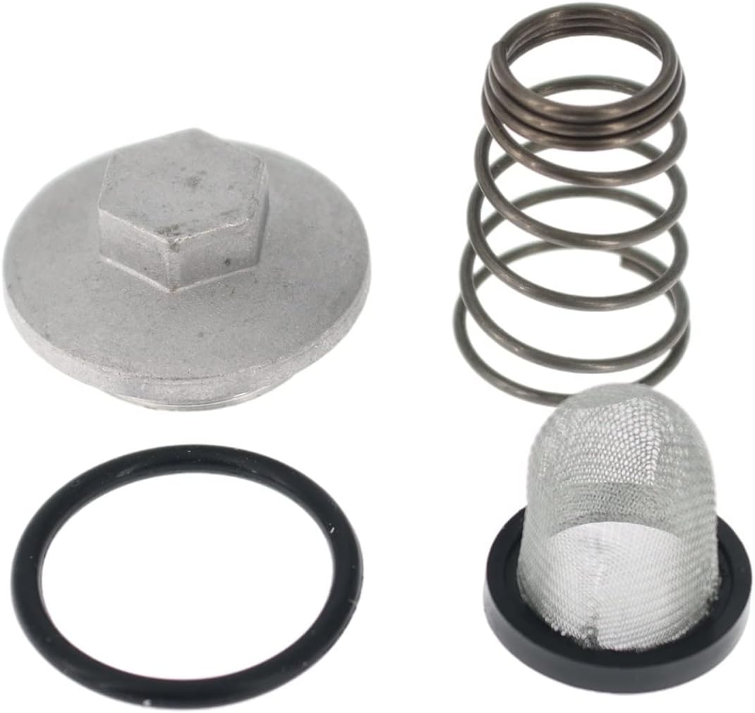 Pack of 2 Oil Screen Cleaner Cap Drain Plug GY6 50cc 125cc 150cc for ATV Go Kart Scooter Moped QMB139 157QMJ Engine