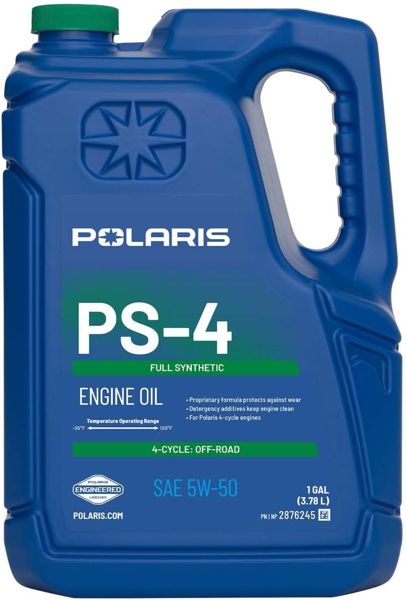 Polaris PS-4 Full Synthetic 5W-50 All-Season Engine Oil