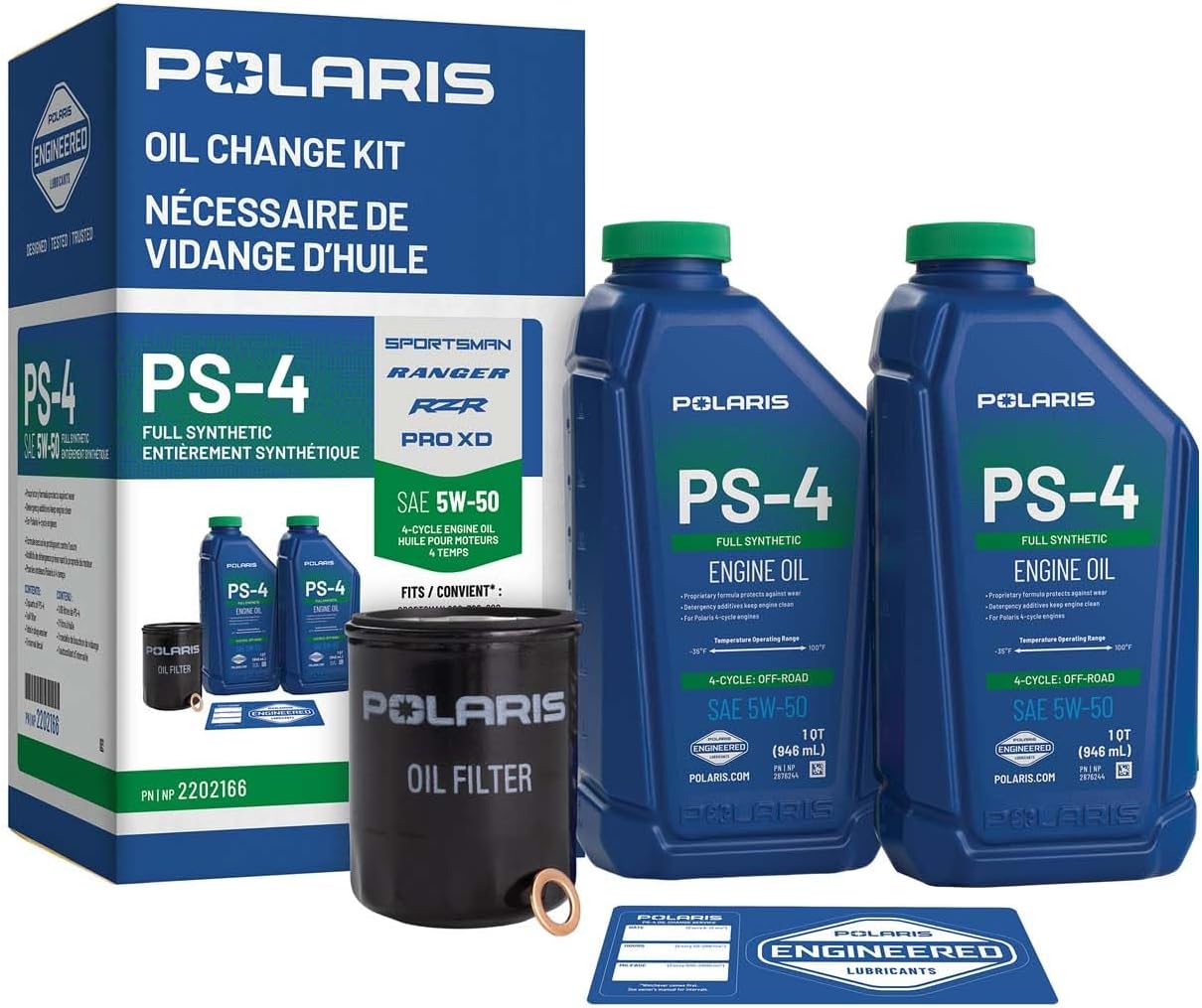 Polaris PS4 Oil Change Kit