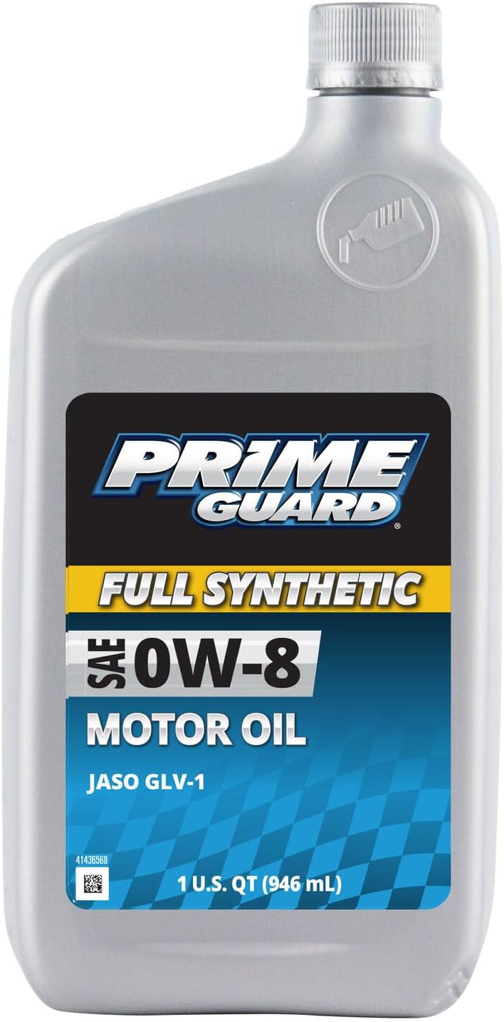Prime Guard Full Synthetic 0W-8 Motor Oil