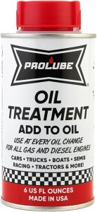 Prolube Oil Treatment - Engine Oil Additive for Gas & Diesel Engines - Reduces Wear, Noise, Vibration - Boosts Fuel Economy & Horsepower - Works on Transmissions & Differentials (6oz)