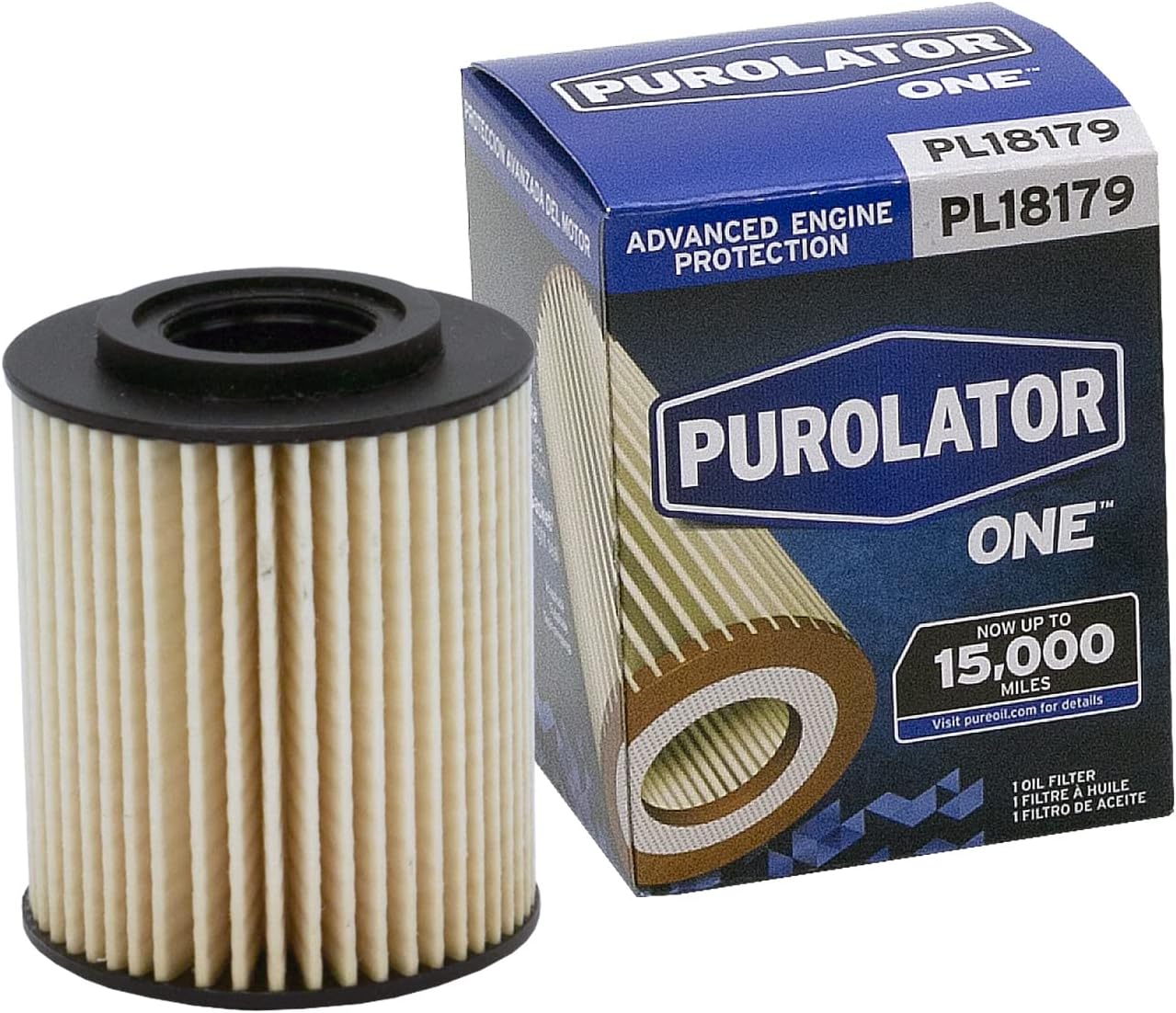 Purolator PL18179 PurolatorONE Advanced Engine Protection Cartridge Oil Filter Compatible With 2020-2024 Kia Telluride, 2019-2020 Kia Sorento 2019-2020 and 2020-2025 Hyundai Palisade