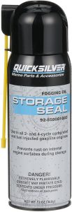 Quicksilver 858081Q03 Storage Seal Engine Fogging Oil Spray Lubricant for Marine and Powersports Engines, 12 oz