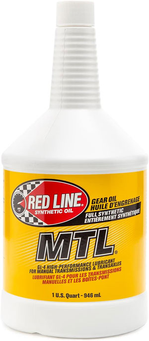 Red Line (50204) SAE 75W80 API GL-4 Manual Transmission and Transaxle Lubricant