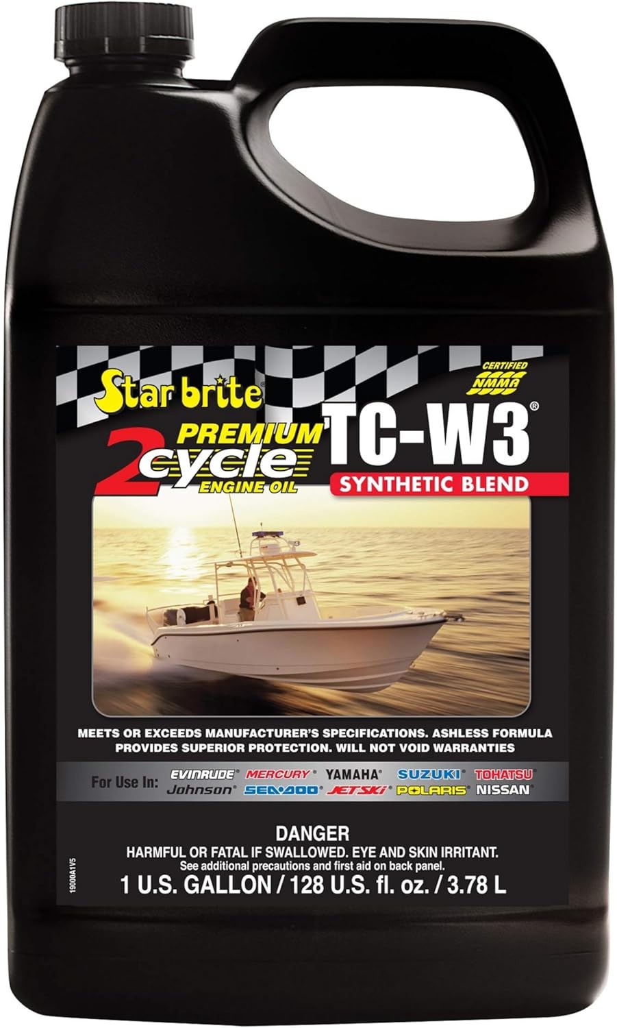 STAR BRITE Premium 2-Cycle Engine Oil TC-W3-1 GAL (19000)