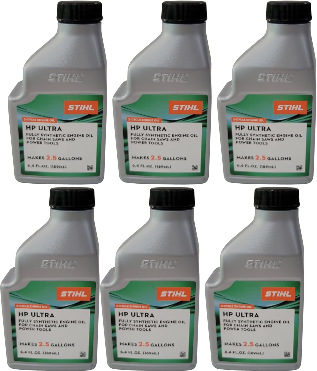 STIHL 0781 313 8010 6.4 Ounce High Performance Ultra 2 Cycle Engine Oil, 6 Pack