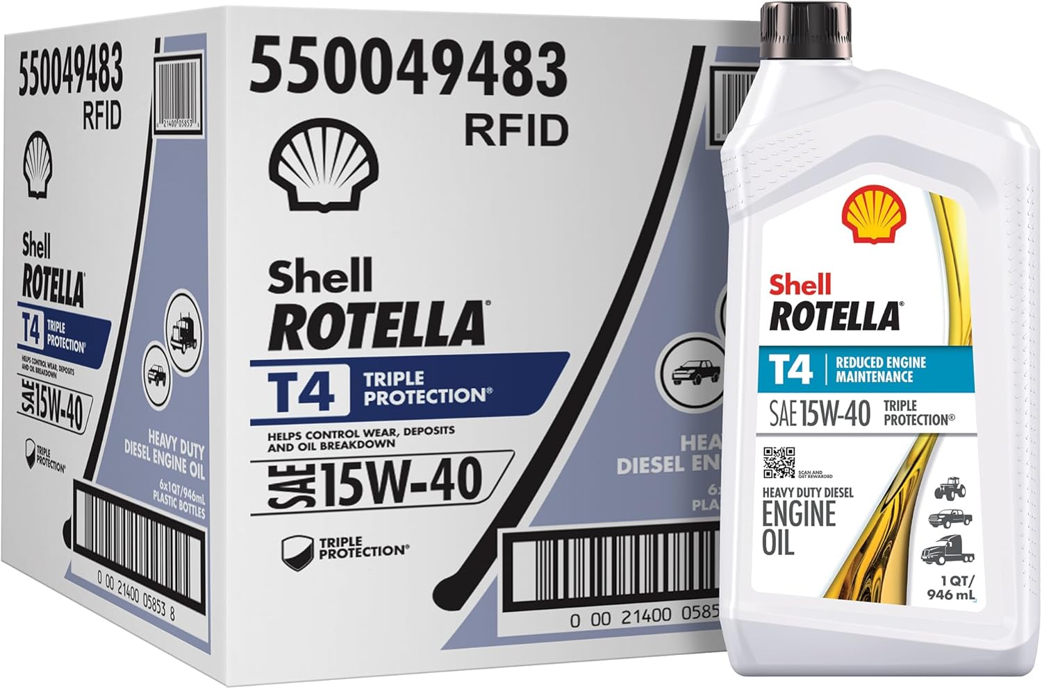 Shell Rotella T4 Triple Protection 15W-40