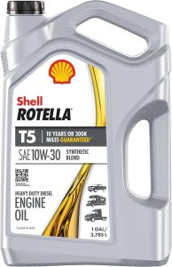 Shell Rotella T5 Synthetic Blend 10W-30 Diesel Engine Oil, Best Shell Diesel Engine Oil