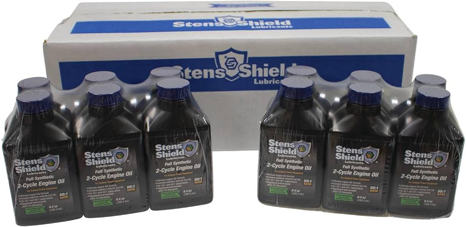 Stens 2-Cycle Engine Oil 770-643, Twenty-four 6.4 oz. bottles