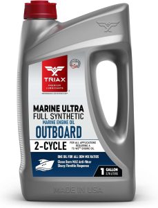 TRIAX Marine Ultra Outboard 2-Cycle - Full Synthetic TC-W3 Spec Engine Oil | Best Oil for 383 Stroker Engine