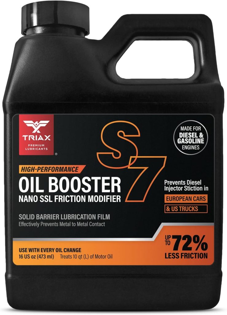 TRIAX S7 Nano Friction Modifier for Diesel and Gasoline Engines - 100% Synthetic Esters Based (16 Ounce)