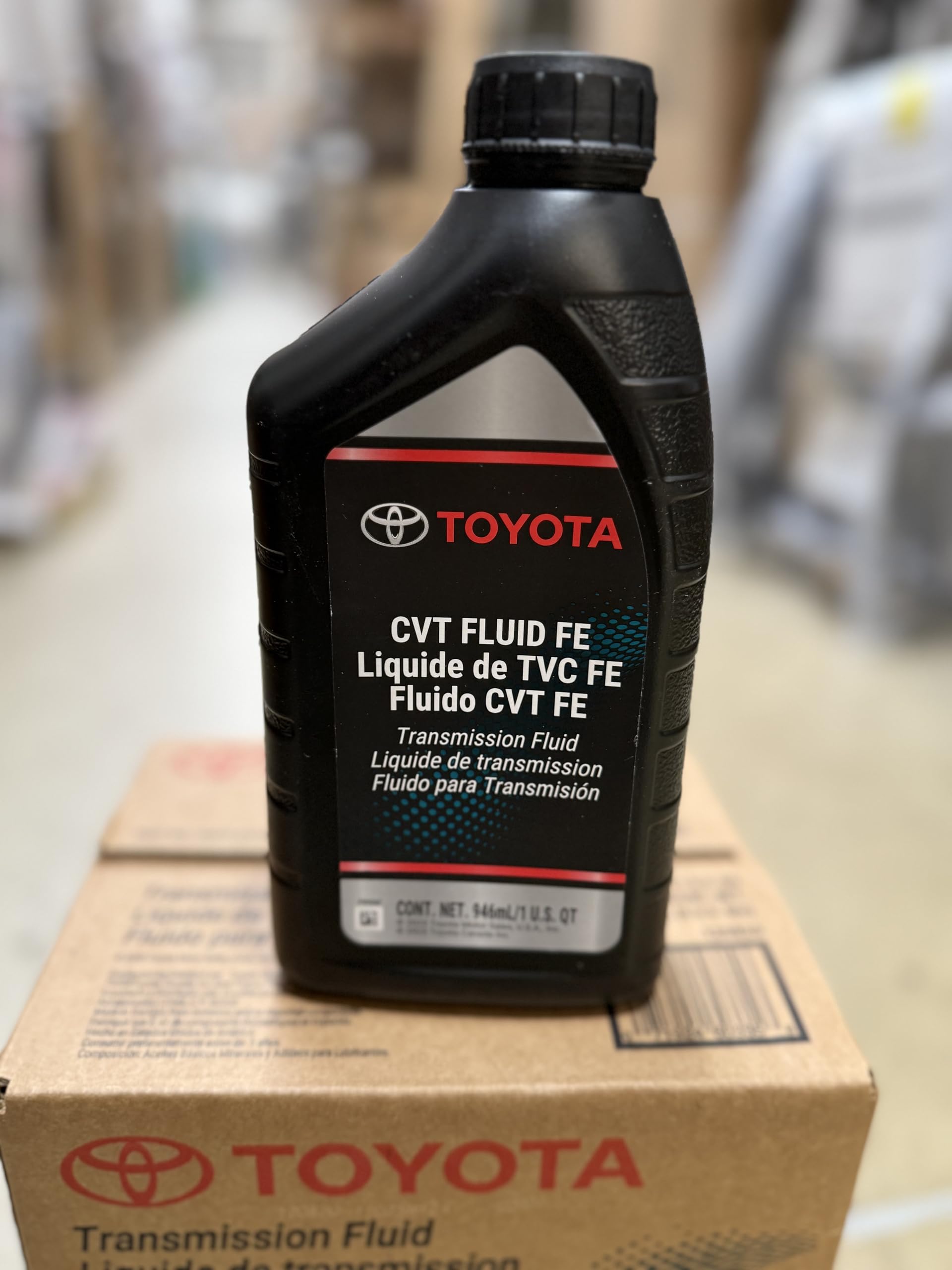 Toyota CVT Fluid FE, Genuine Transmission Fluid, 1 Quart