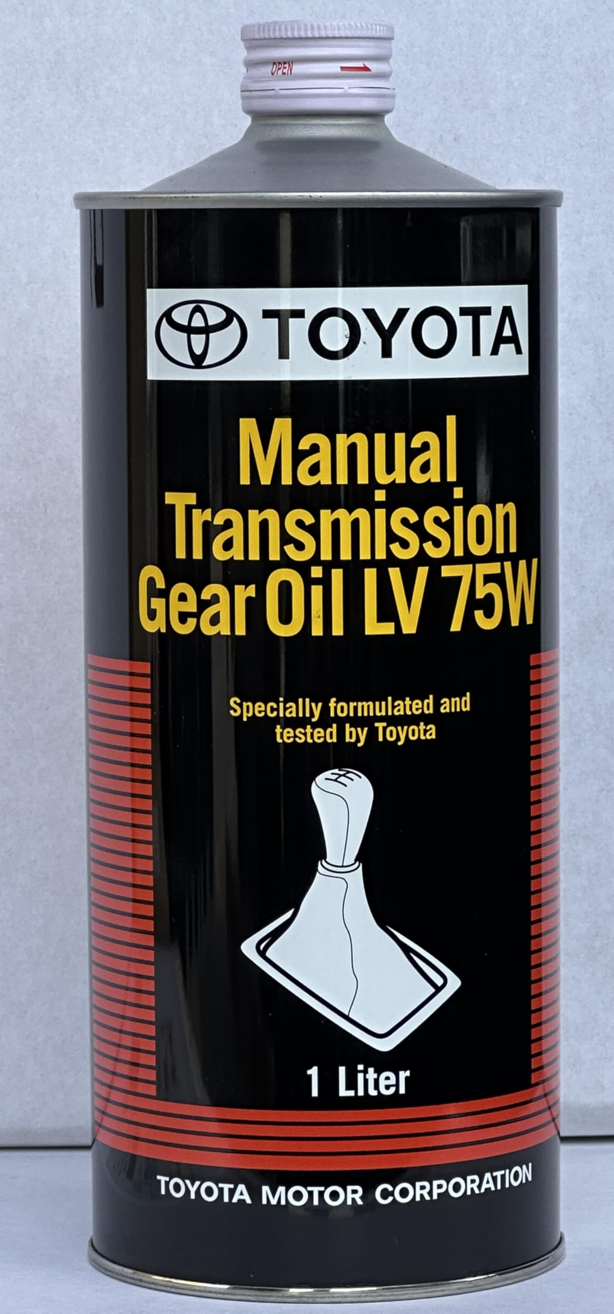 Toyota Genuine Manual Transmission Gear Oil LV 75W, 1 Liter, 08885-03206