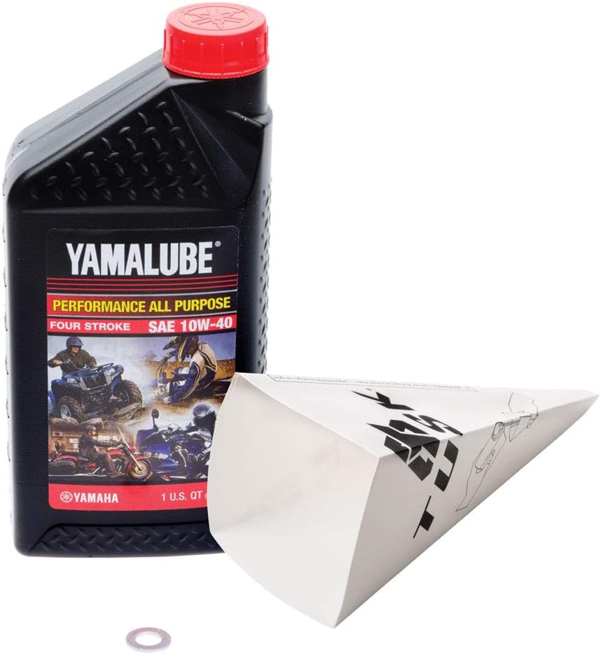 Tusk 2-Stroke Transmission Oil Change Kit Yamalube All Purpose 10W-40 Compatible with Yamaha YZ125 2003-2025