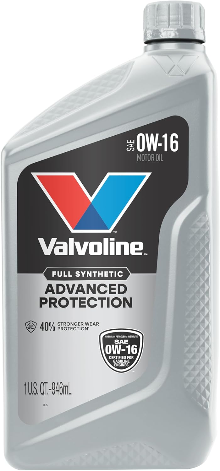 Valvoline Advanced Full Synthetic SAE 0W-16 Motor Oil 1 QT