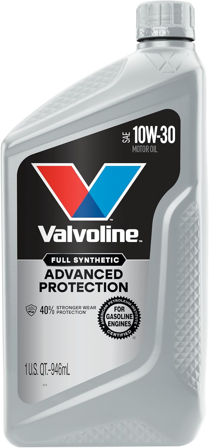 Valvoline Advanced Full Synthetic SAE 10W-30 Motor Oil 1 QT