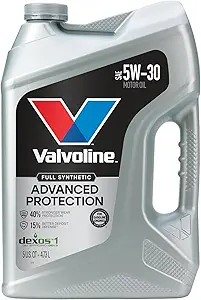 Valvoline Advanced Full Synthetic SAE 5W-30 Motor Oil (Best Engine Oil)