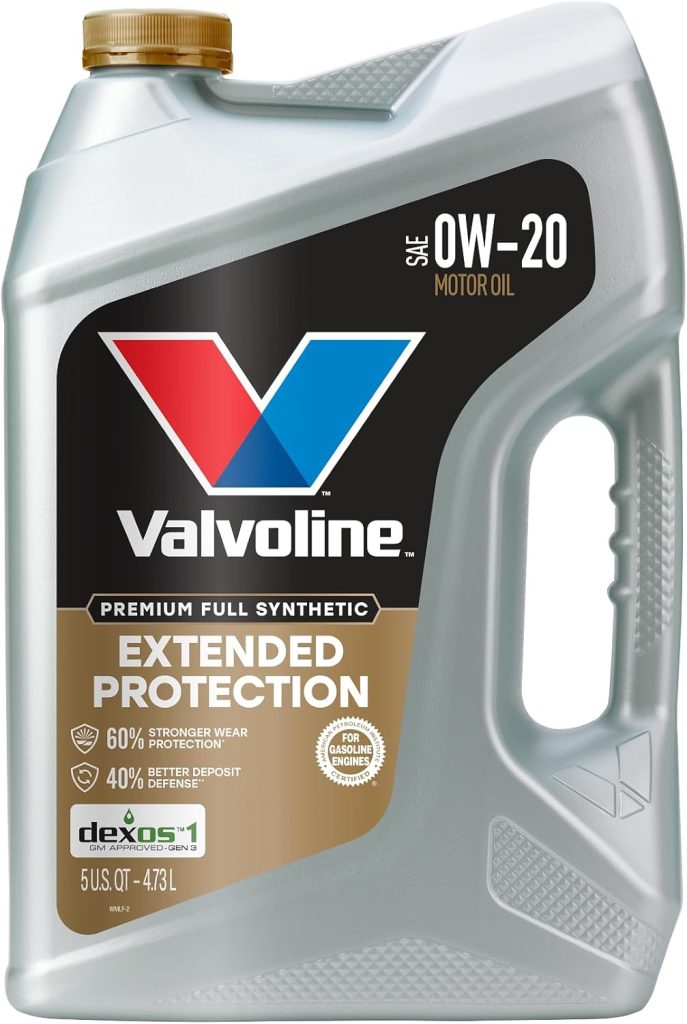 Valvoline Extended Protection Full Synthetic Motor Oil SAE 0W-20 5 QT