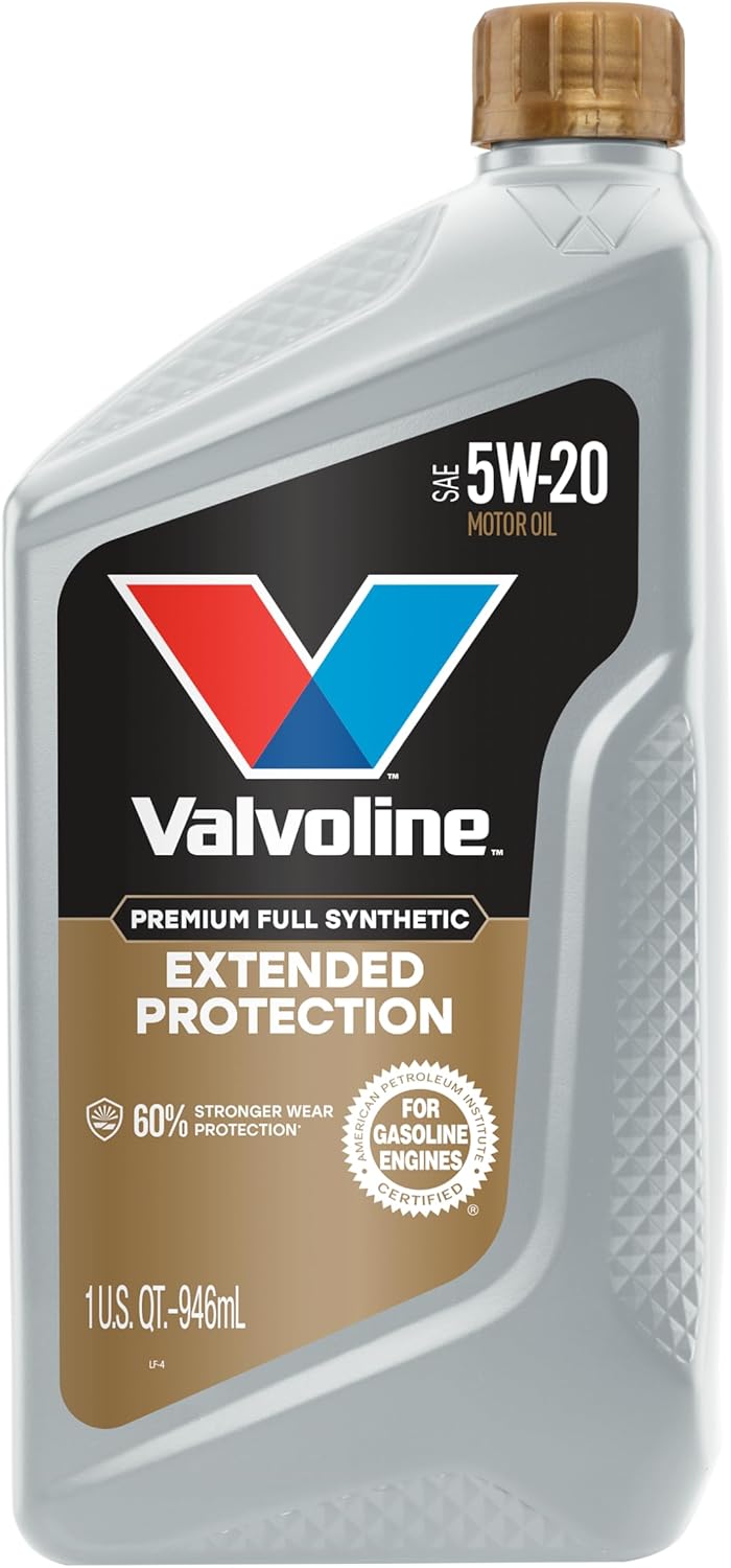 Valvoline Extended Protection Full Synthetic Motor Oil SAE 5W-20 1 QT