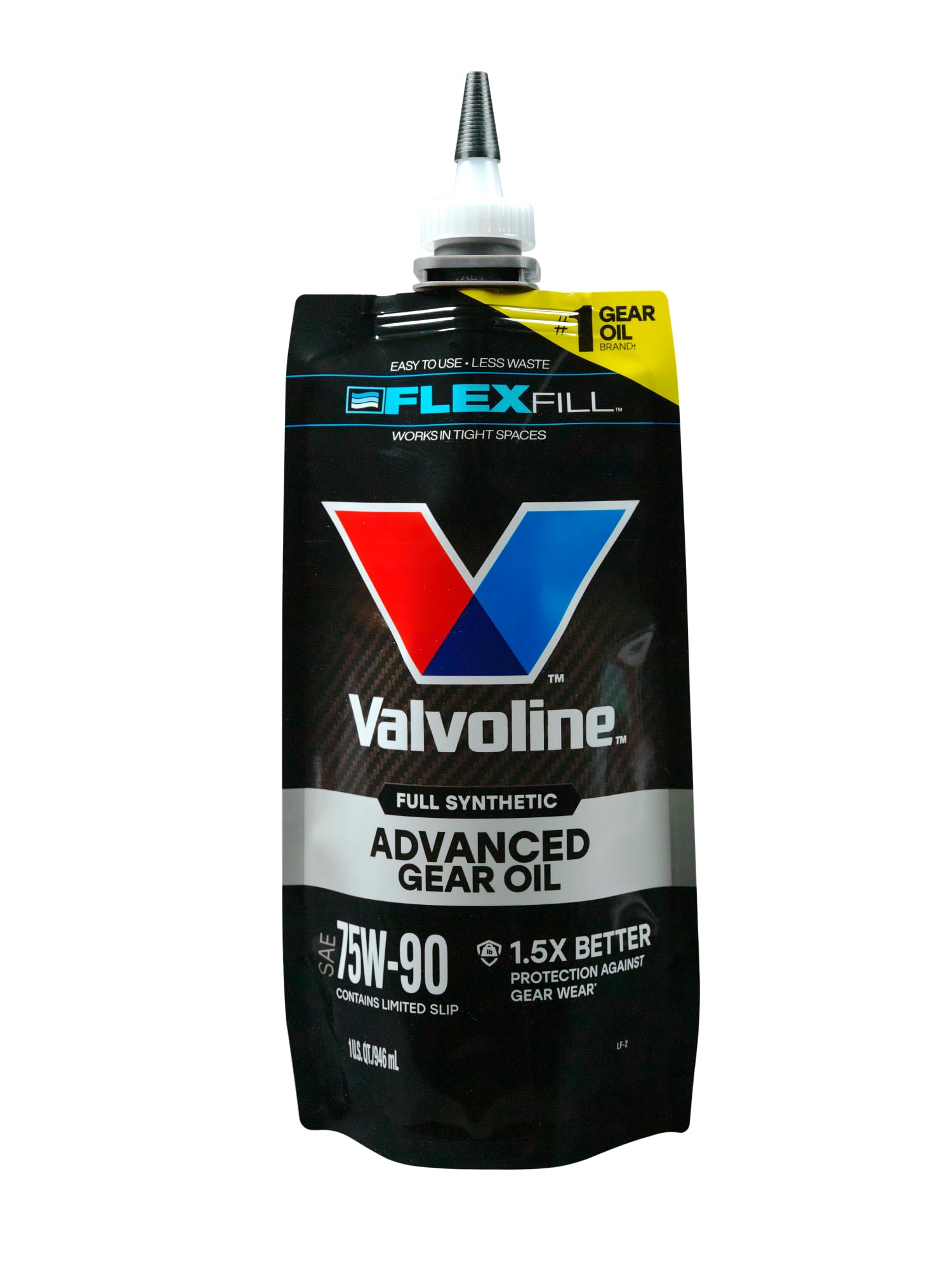 Valvoline FlexFill Advanced Full Synthetic 75W-90 Gear Oil 1 Quart Pouch