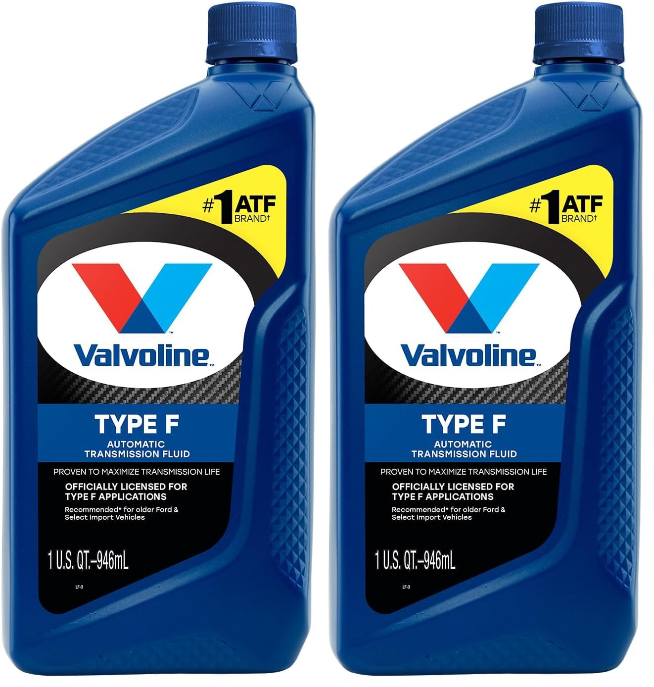 Valvoline Type F (ATF) Automatic Transmission Fluid 1 QT (Pack of 2)