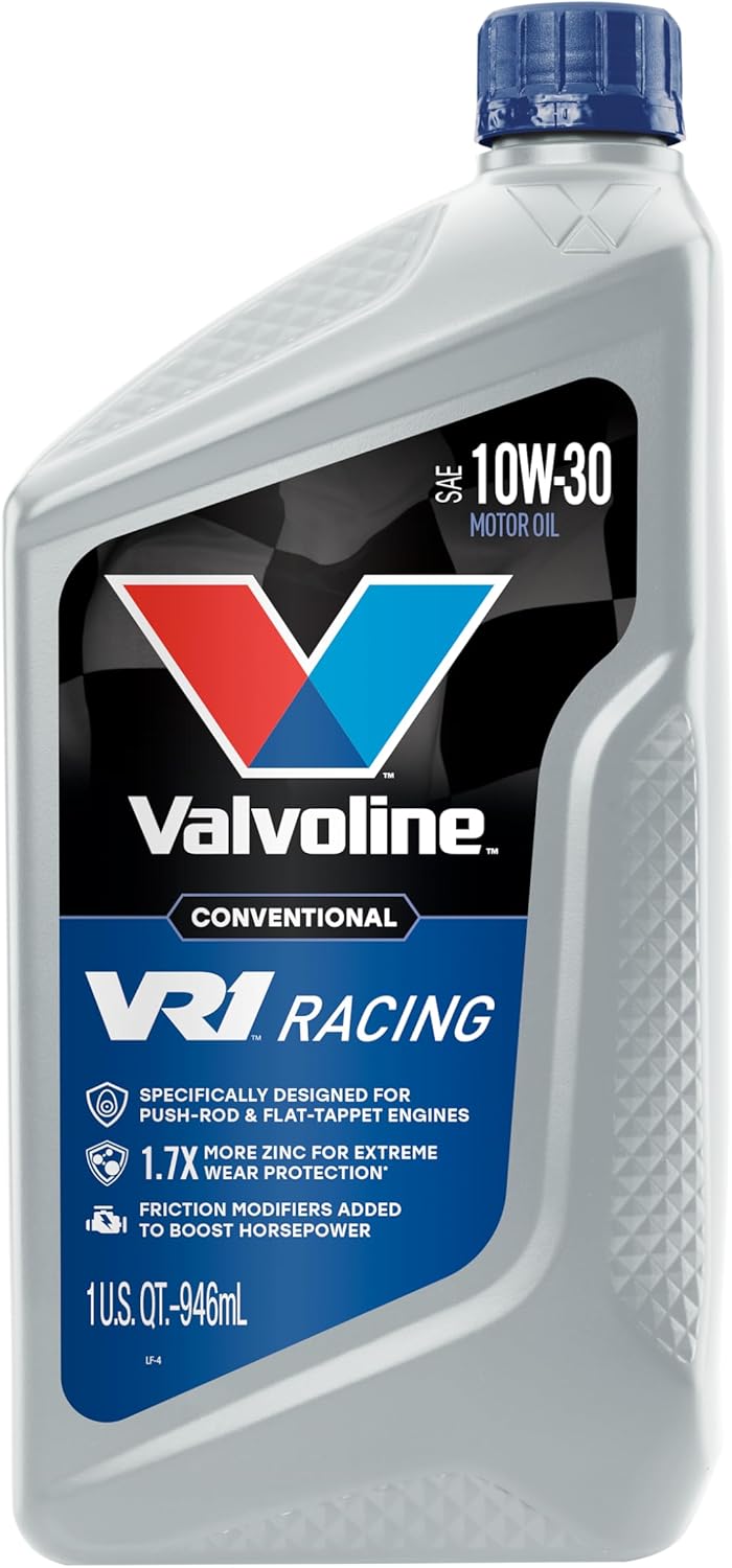 Valvoline VR1 Racing SAE 10W-30 Motor Oil 1 QT