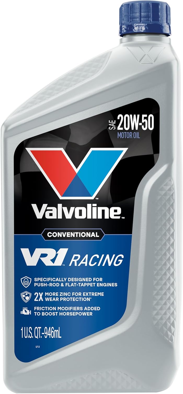 Valvoline VR1 Racing SAE 20W-50 Motor Oil 1 QT