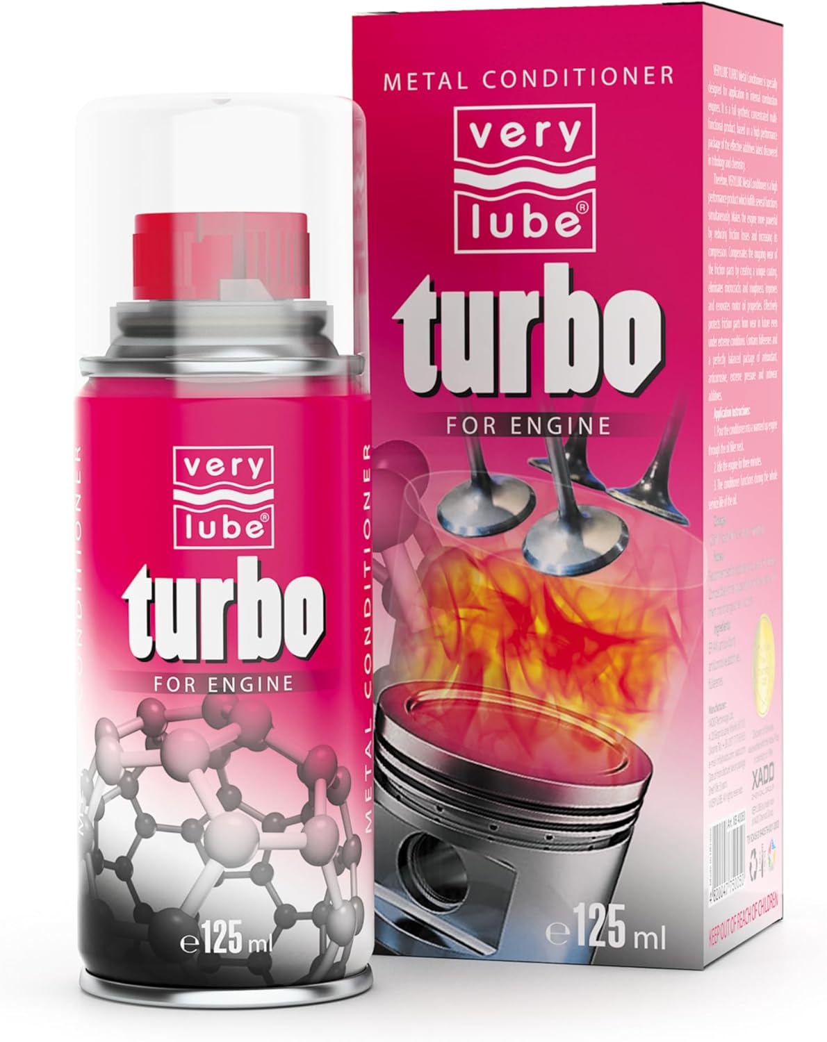 VeryLube Motor Treatment & Anti Friction Modifier - Turbo Oil Additive (4.2oz, Bottle)