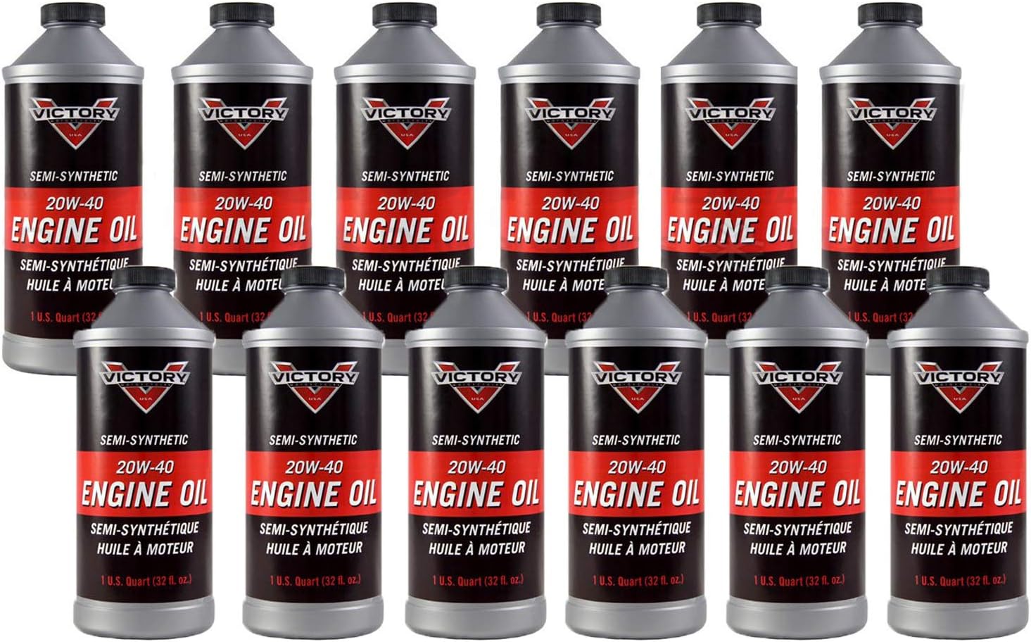 Victory Motorcycle Factory OEM 20W40 Engine Oil CASE of (12) 32oz Quarts 2877474