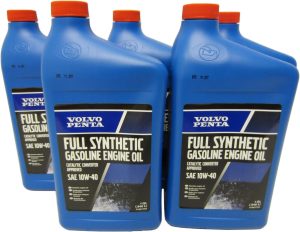 Volvo Penta OEM Synthetic Engine Oil 10w-40, Best Engine Oil for Volvo XC90