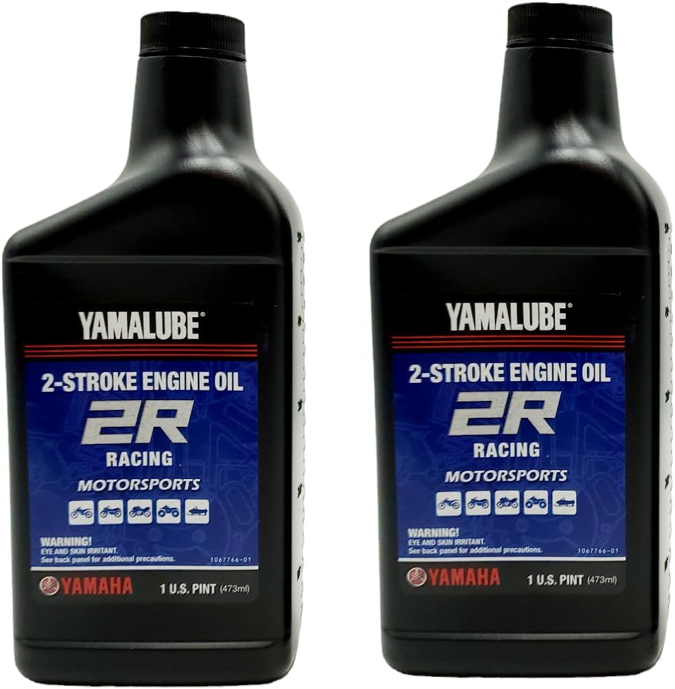 Yamaha Banshee 350 (1987-2006) all Models 2-Stroke Engine Oil Mix Yamalube Part# LUB-2STRK-R1-24 - 2 Pint Makes 10 Gallons