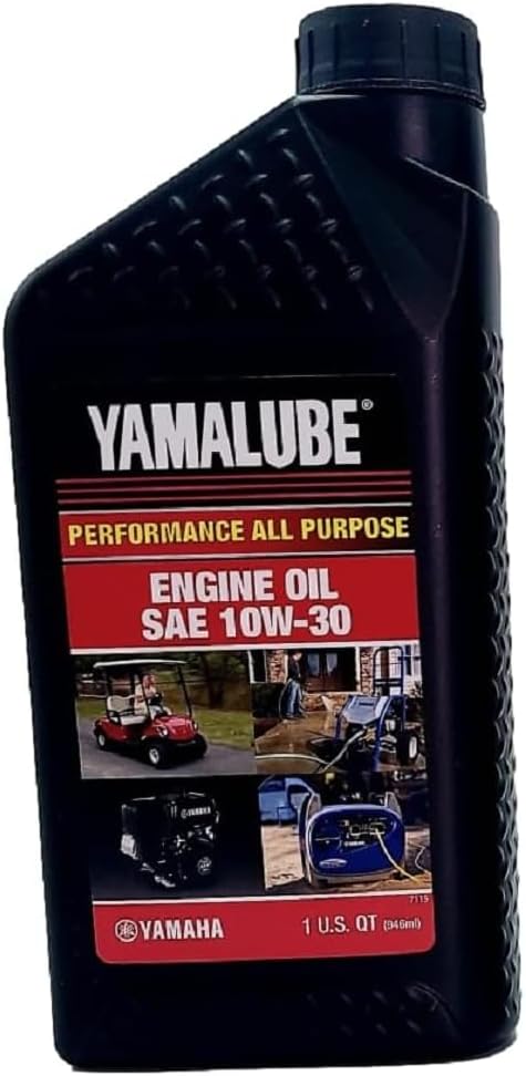 Yamaha Yamalube 10W-30 4-Stroke All Purpose Engine Oil (1 Quart)