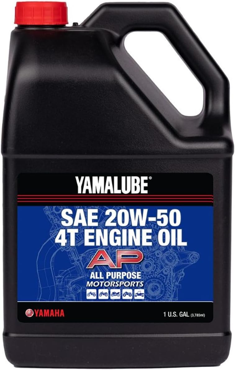 Yamaha Yamalube All Purpose Performance 4-Stroke Engine Oil - 1 Gallon, #LUB-20W50-AP-04